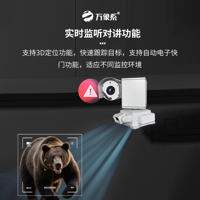 熊類智能驅(qū)逐器裝置，動物識別及入侵報警